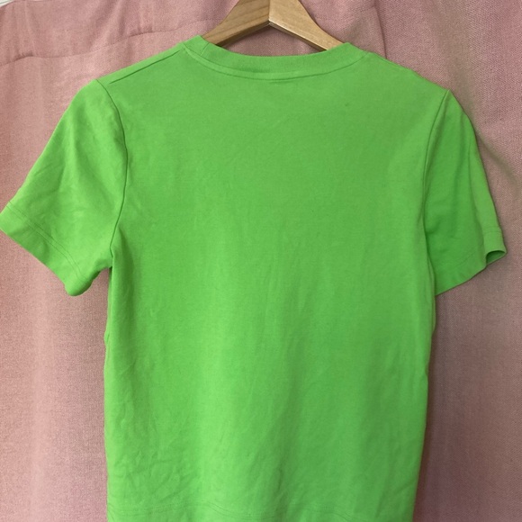 Cos Heavyweight Neon Green T-Shirt - Picture 3 of 4
